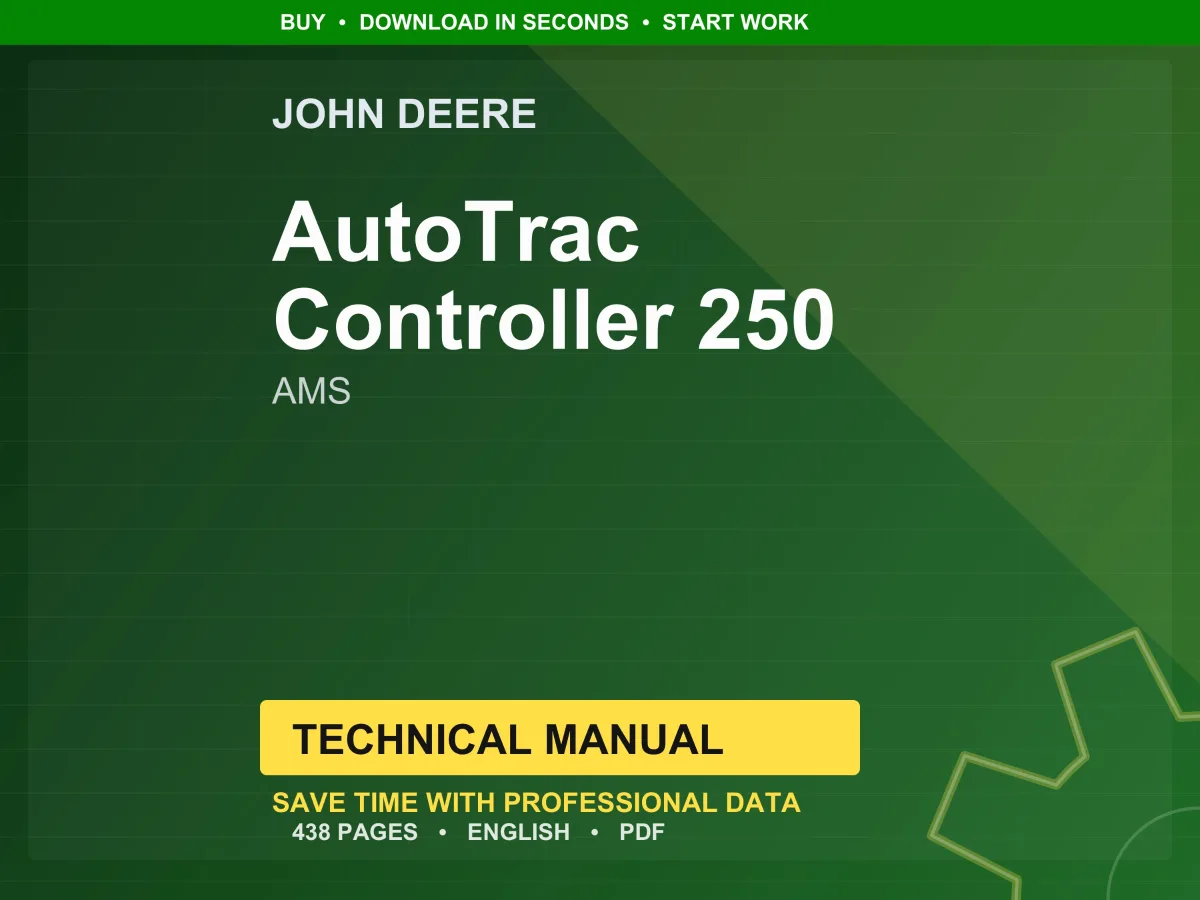 John Deere Autotrac Controller 250 Ams Technical Manual PDF | Instant Download