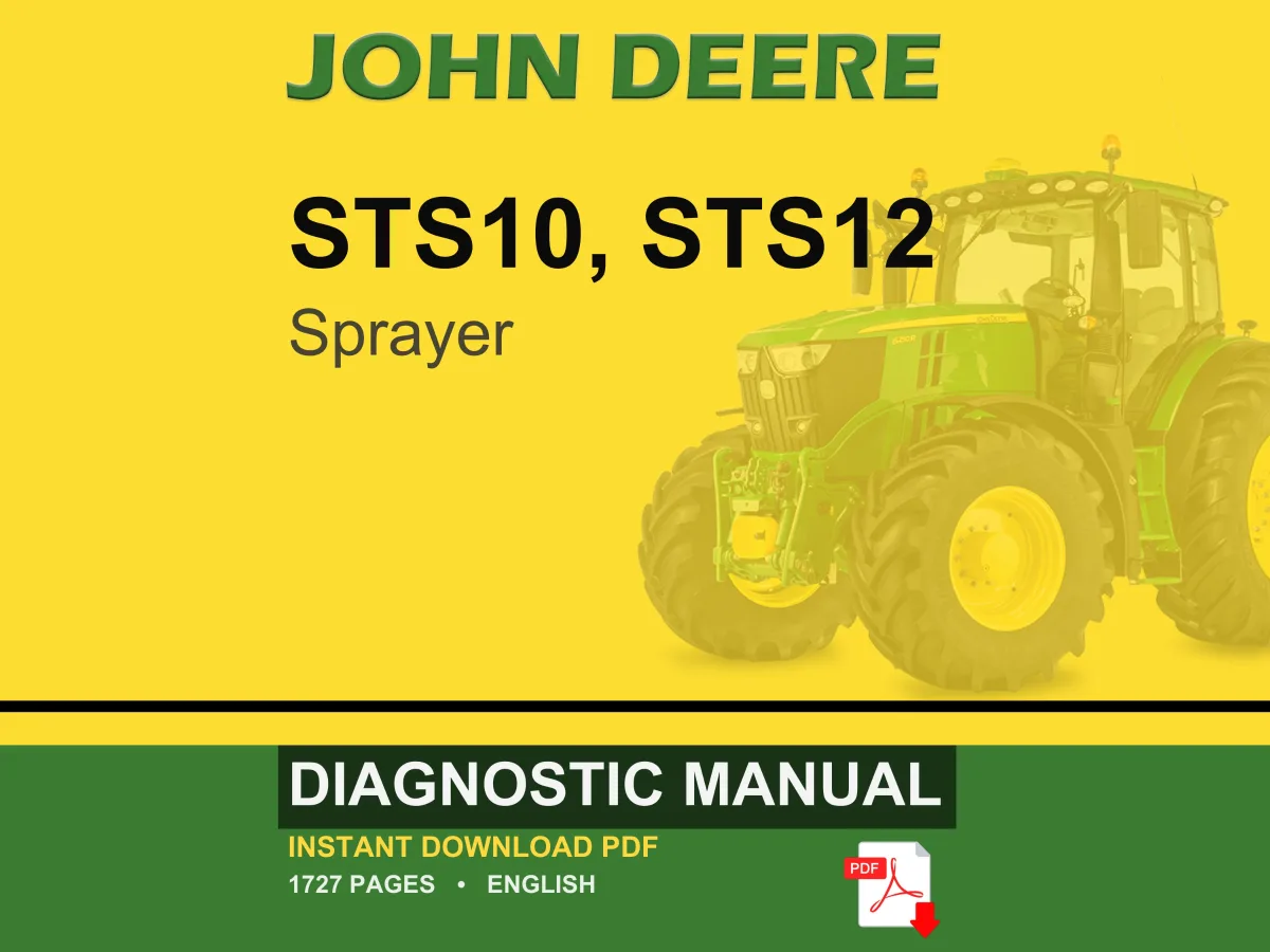 Hagie Sts10, Sts12 Sprayer Diagnostic Manual PDF | Instant Download